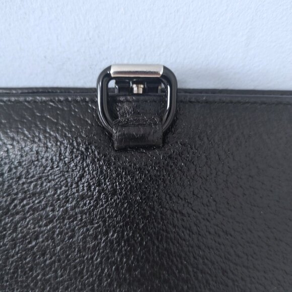 Gucci vintage horsebit textured leather wallet w/COA EUC - Picture 3 of 8